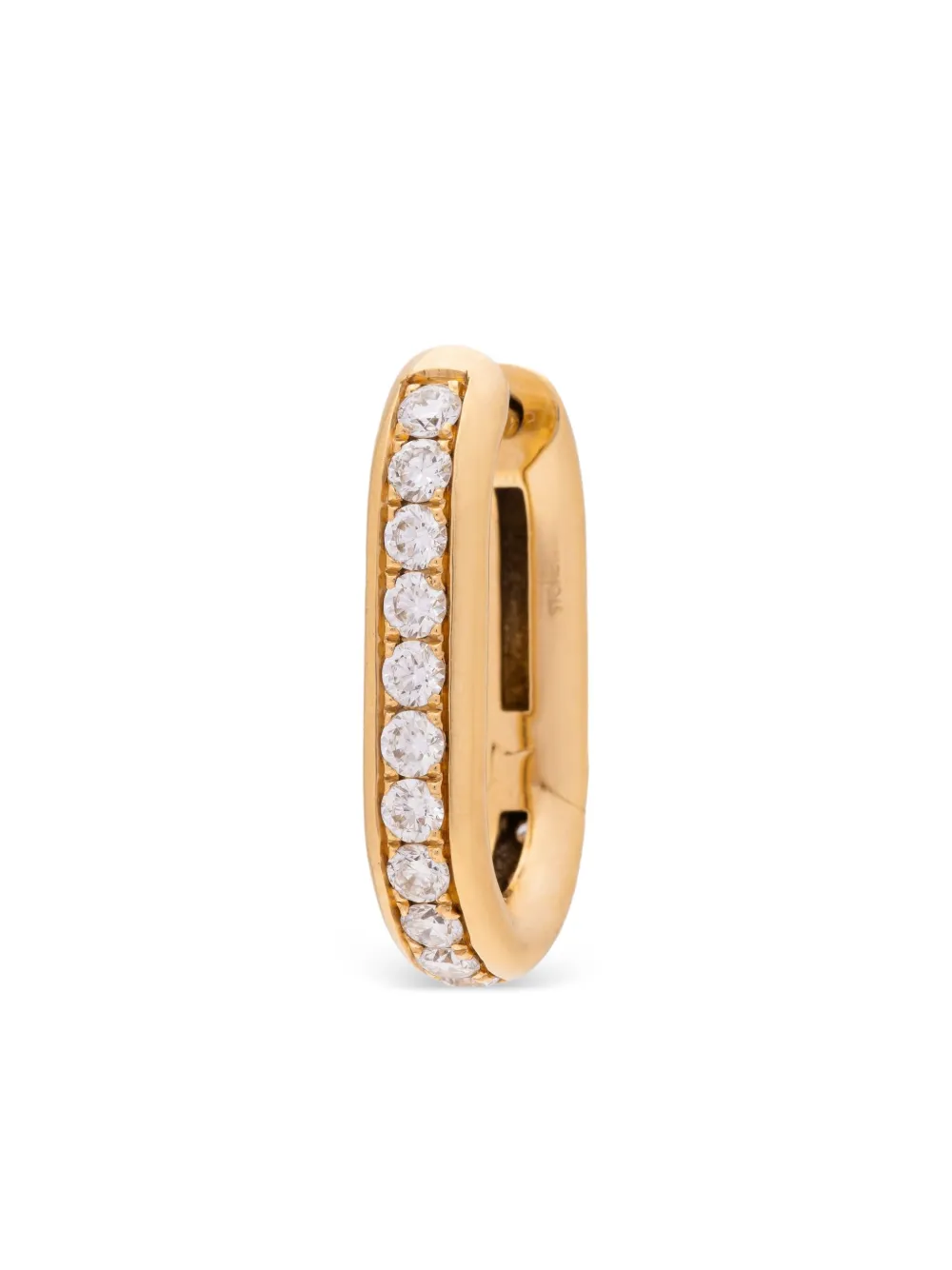 Stone Fine Jewelry 18K yellow gold diamond hoop earring - ゴールドトーン Stone Fine Jewelry 18K yellow gold diamond hoop earring - ゴールドトーン