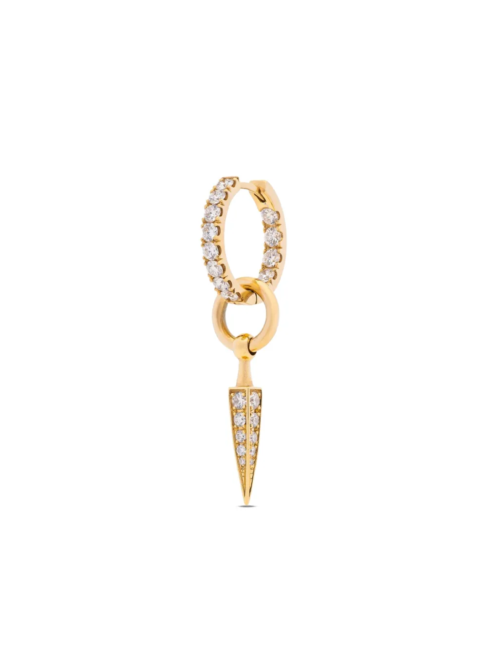 Maria Nilsdotter 18K yellow gold Poison diamond earring | Image 2