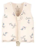 Konges Sløjd anchor-print float vest - Neutrals