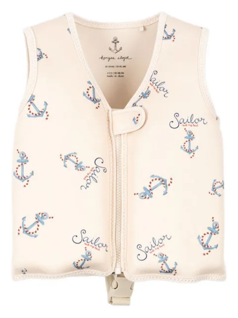 Konges Sløjd anchor-print float vest