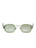 John Dalia geometric-frame sunglasses - Silver
