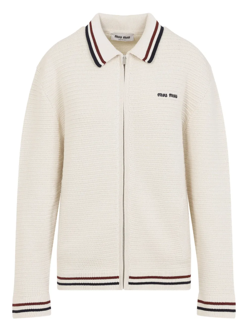 Miu Vest met rits Beige