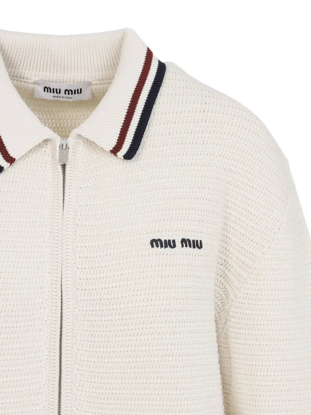 Miu Vest met rits Beige