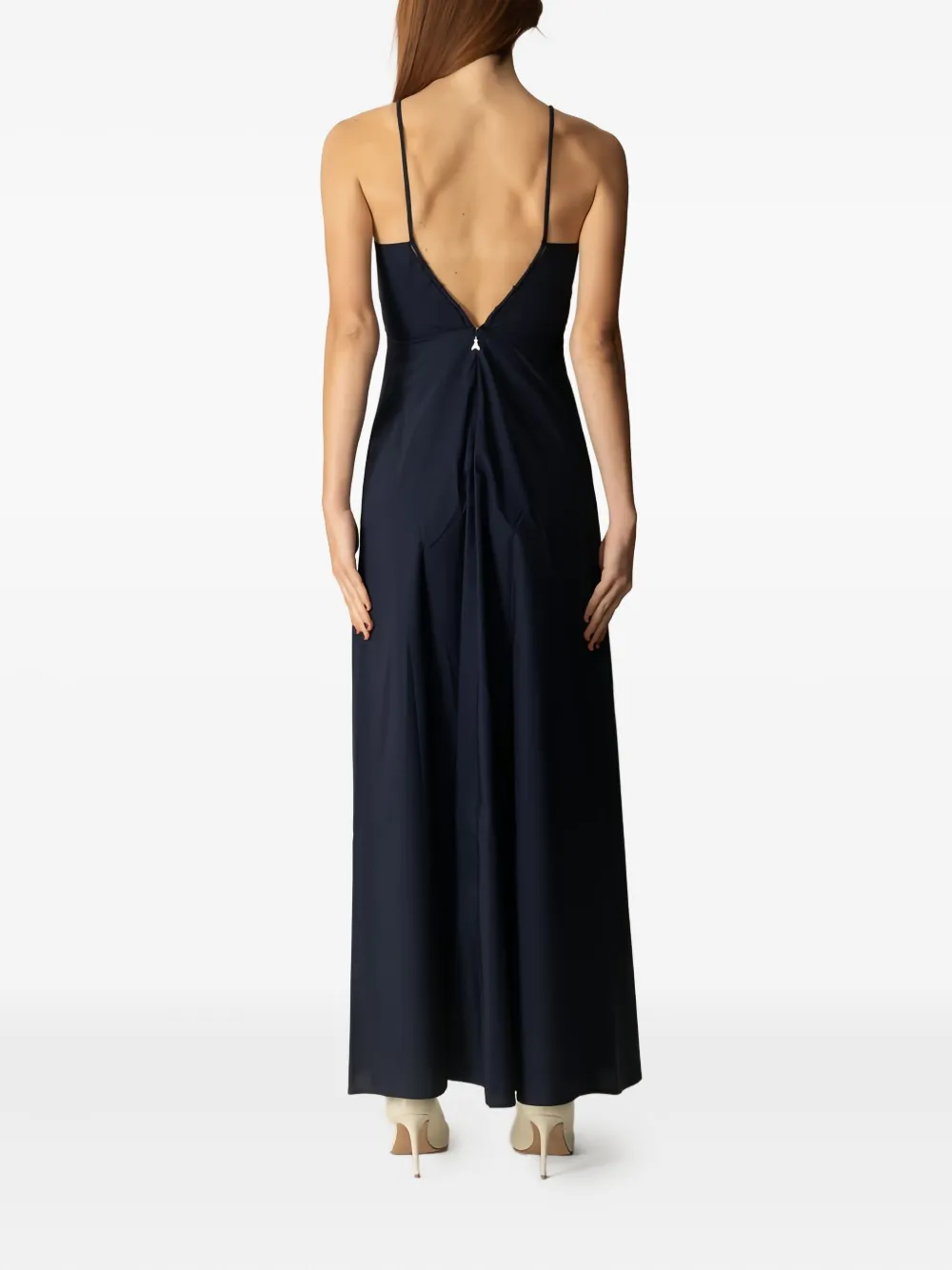 Patrizia Pepe sleeveless maxi dress Blauw