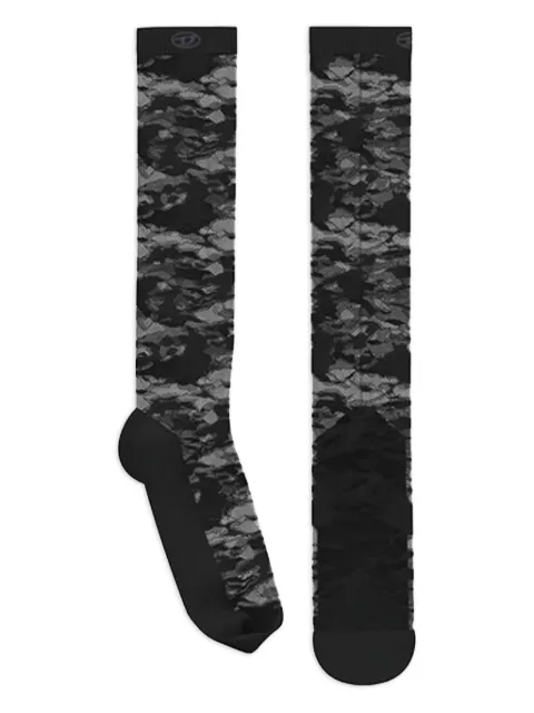 Diesel all-over logo-detail socks