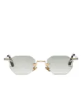 John Dalia Curtis - C406 geometric-frame sunglasses - Gold