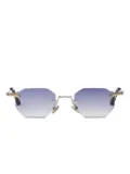 John Dalia geometric-frame sunglasses - Purple