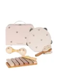 Konges Sløjd cherry-print musical instrument set - Neutrals