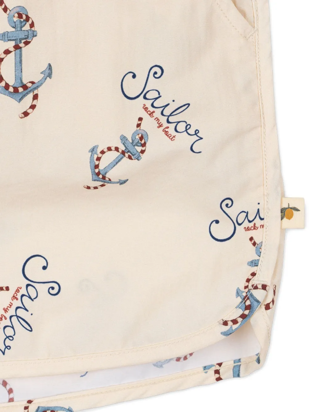 Konges Sløjd Zwembroek met print Beige