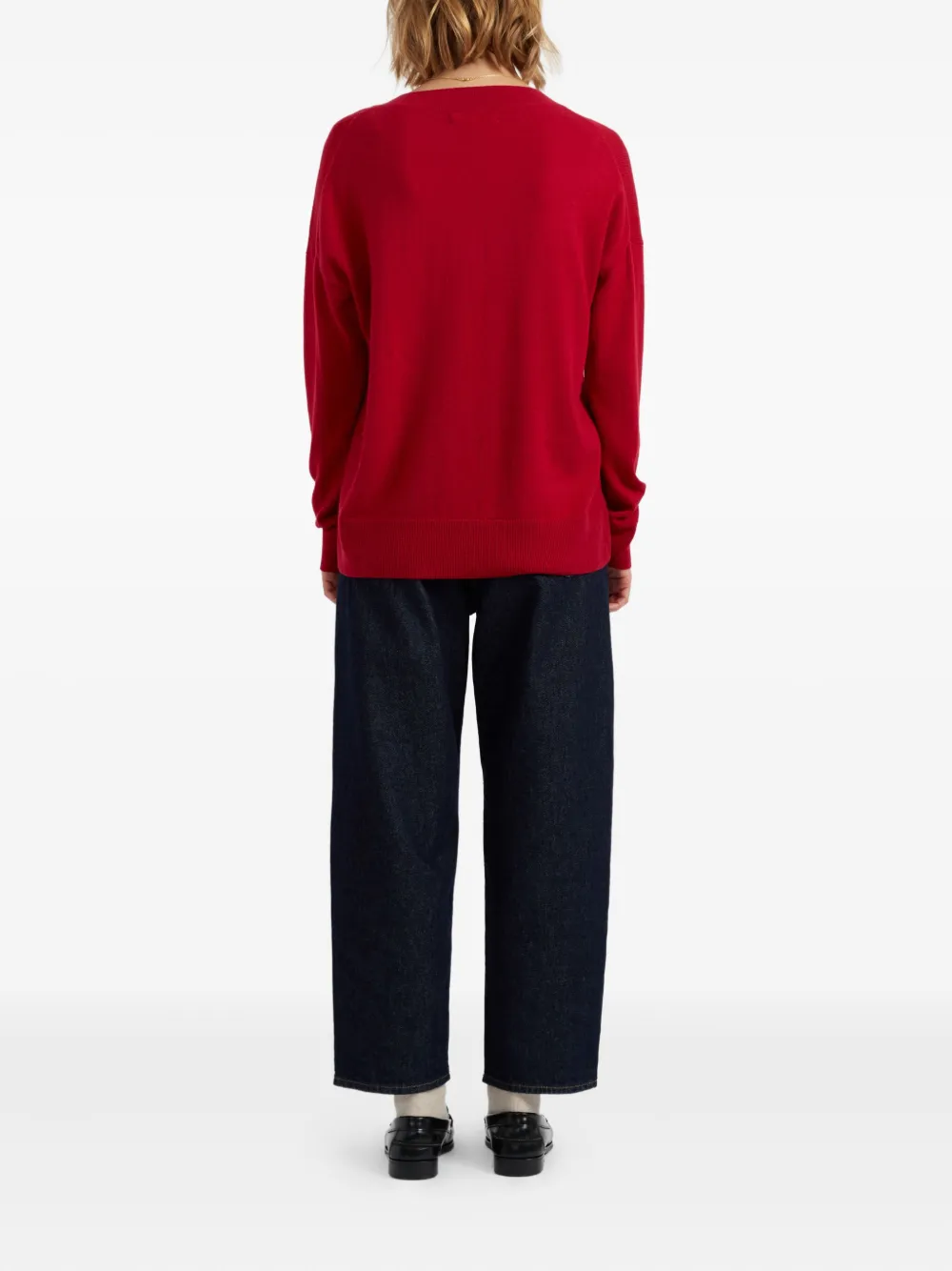 Chinti & Parker Slouchy Sweater In Red