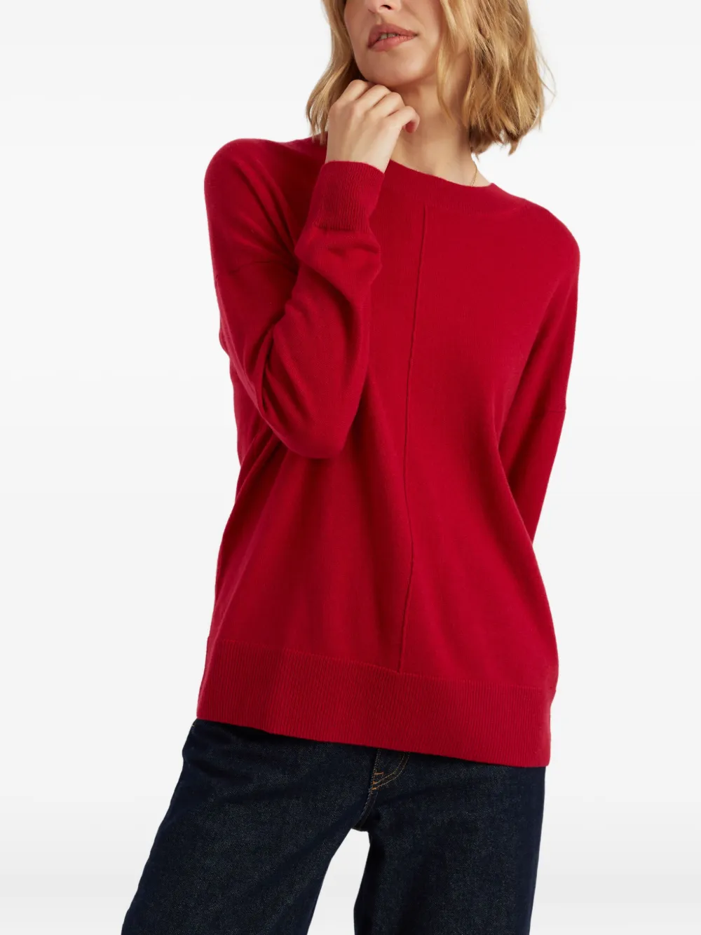Chinti & Parker Slouchy Sweater In Red