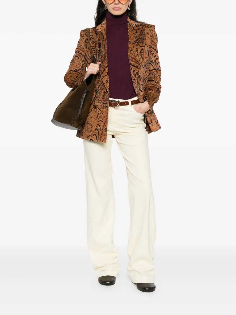 ETRO five-pockets jeans - Geel