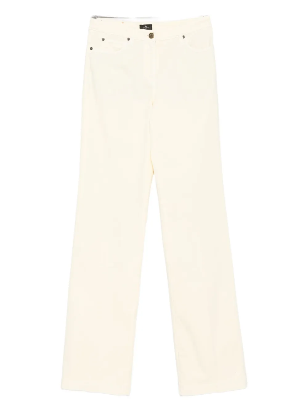 ETRO five-pockets jeans Geel