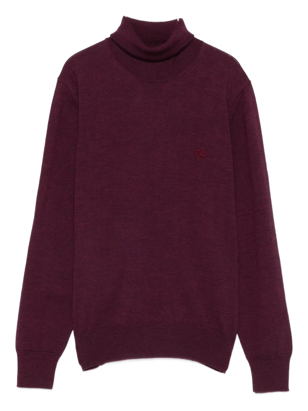 ETRO embroidered-logo sweater Paars