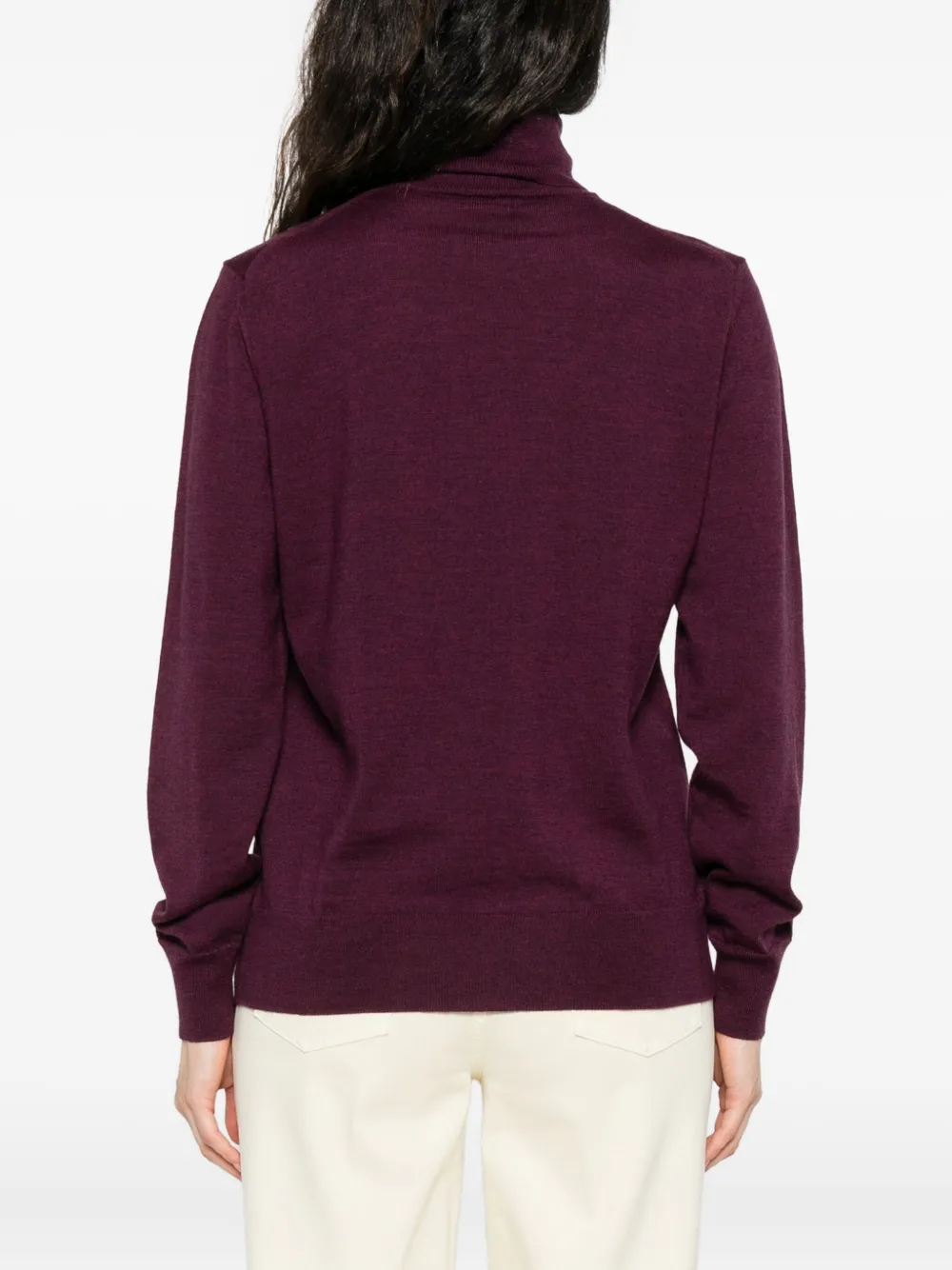 ETRO embroidered-logo sweater Paars