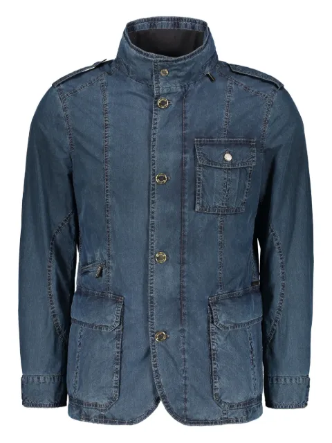 Moorer flap-pockets denim jacket