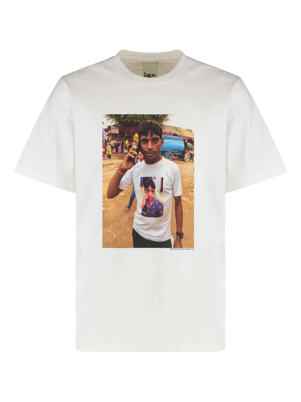 Perks And Mini Crew-neck Printed T-shirt In White