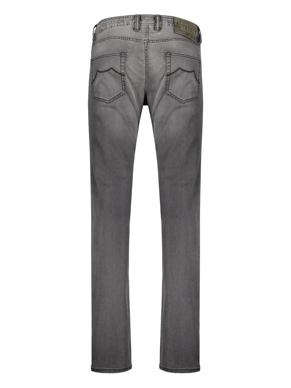 Moorer Credi logo-patch jeans Grijs