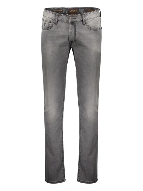 Moorer Credi logo-patch jeans