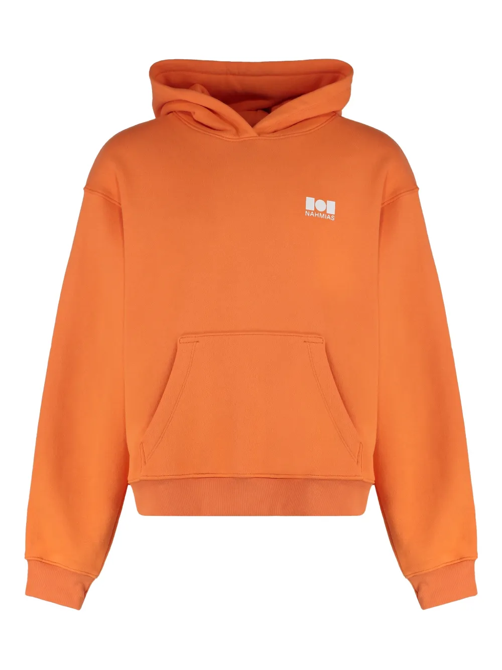 Nahmias Hoodie met logoprint Oranje