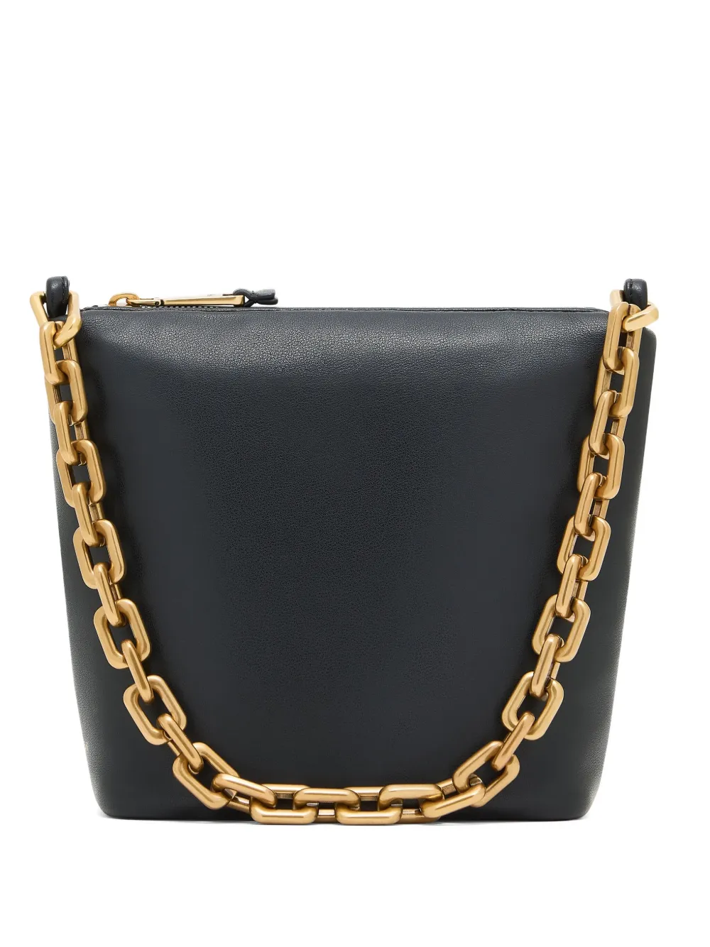 Emporio Armani chain-link leather shoulder bag | Black | Image 1