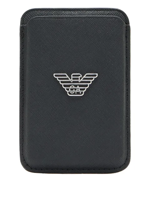 Emporio Armani logo-plaque phone case