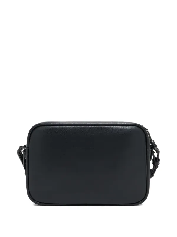Emporio Armani レザーショルダーバッグ | ブラック | FARFETCH JP