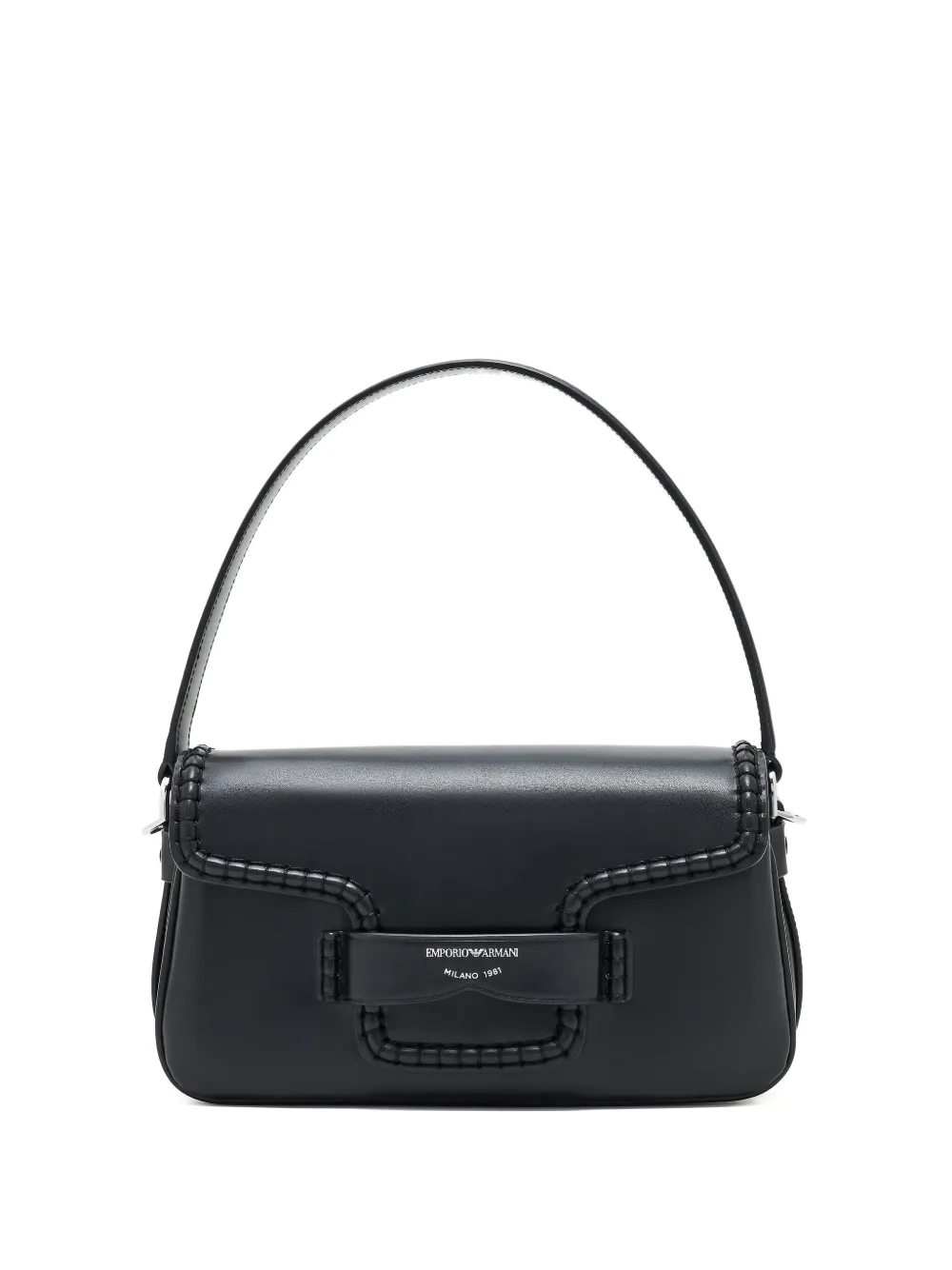 Emporio Armani flap shoulder bag Zwart