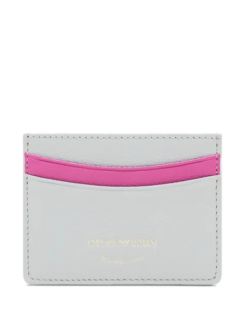 Emporio Armani tarjetero con logo