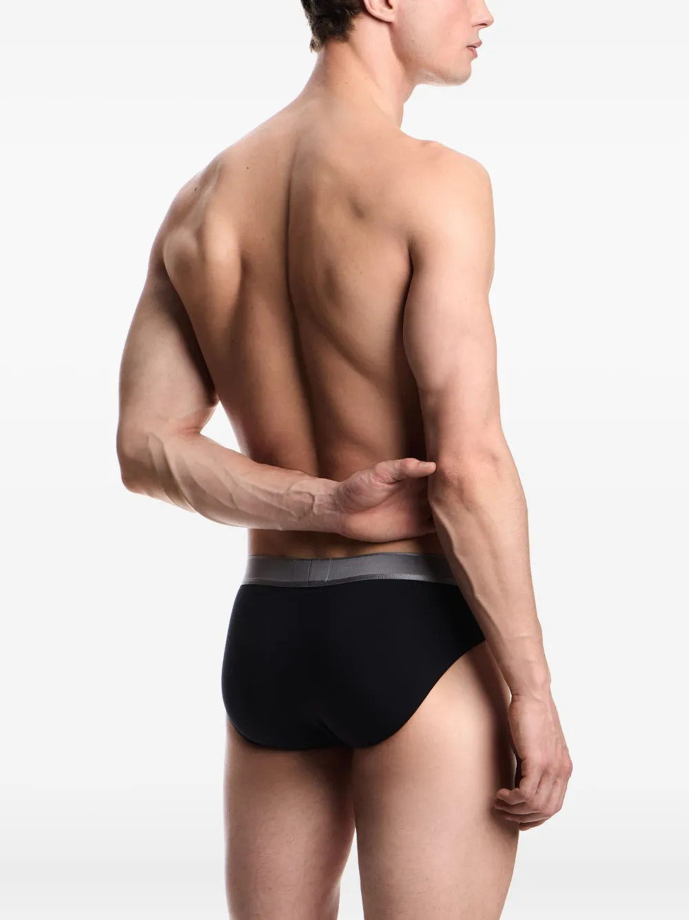 Emporio Armani Slip verfraaid met logo Zwart