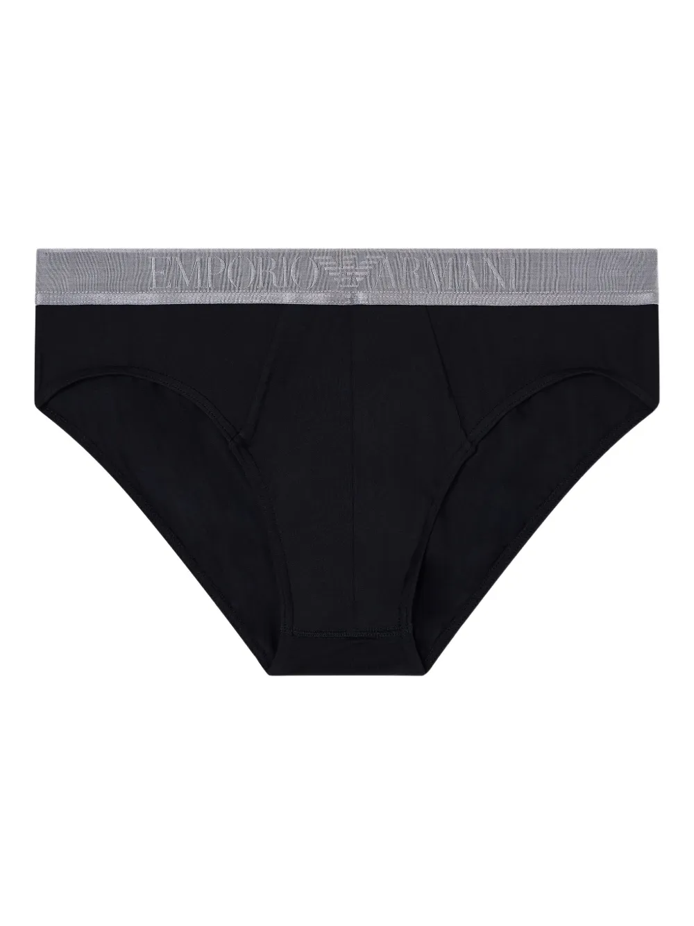 Emporio Armani Slip con decorazione - Nero