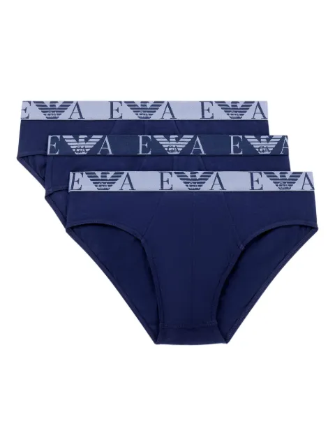 Emporio Armani Slips mit Logo-Bund (3er-Set)