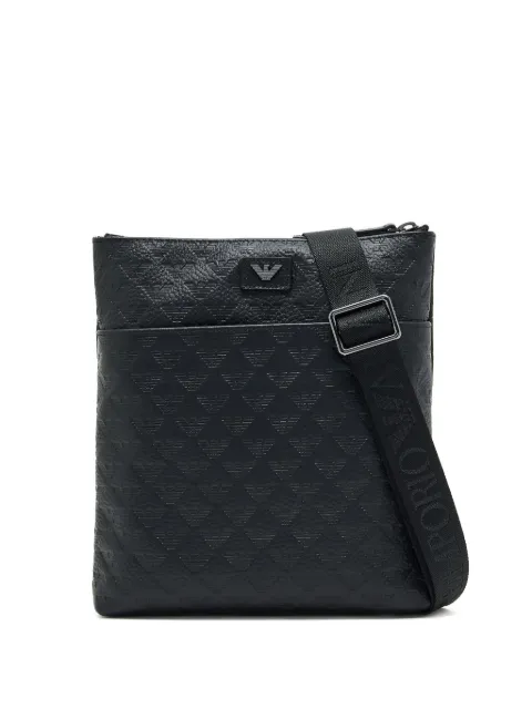 Emporio Armani logo messenger bag