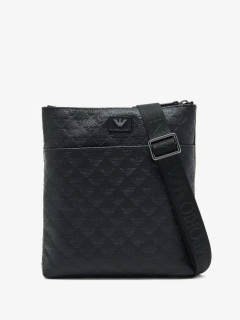 Emporio Armani logo messenger bag