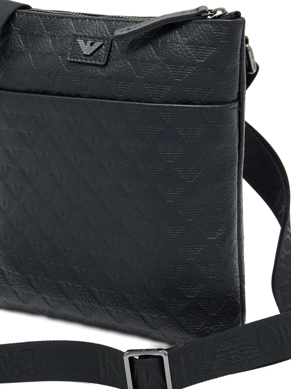 Emporio Armani Messengertas met logo Zwart