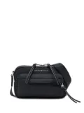 Emporio Armani logo-plaque crossbody messenger bag - Black