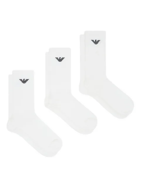 Emporio Armani logo-detail socks (pack of three)