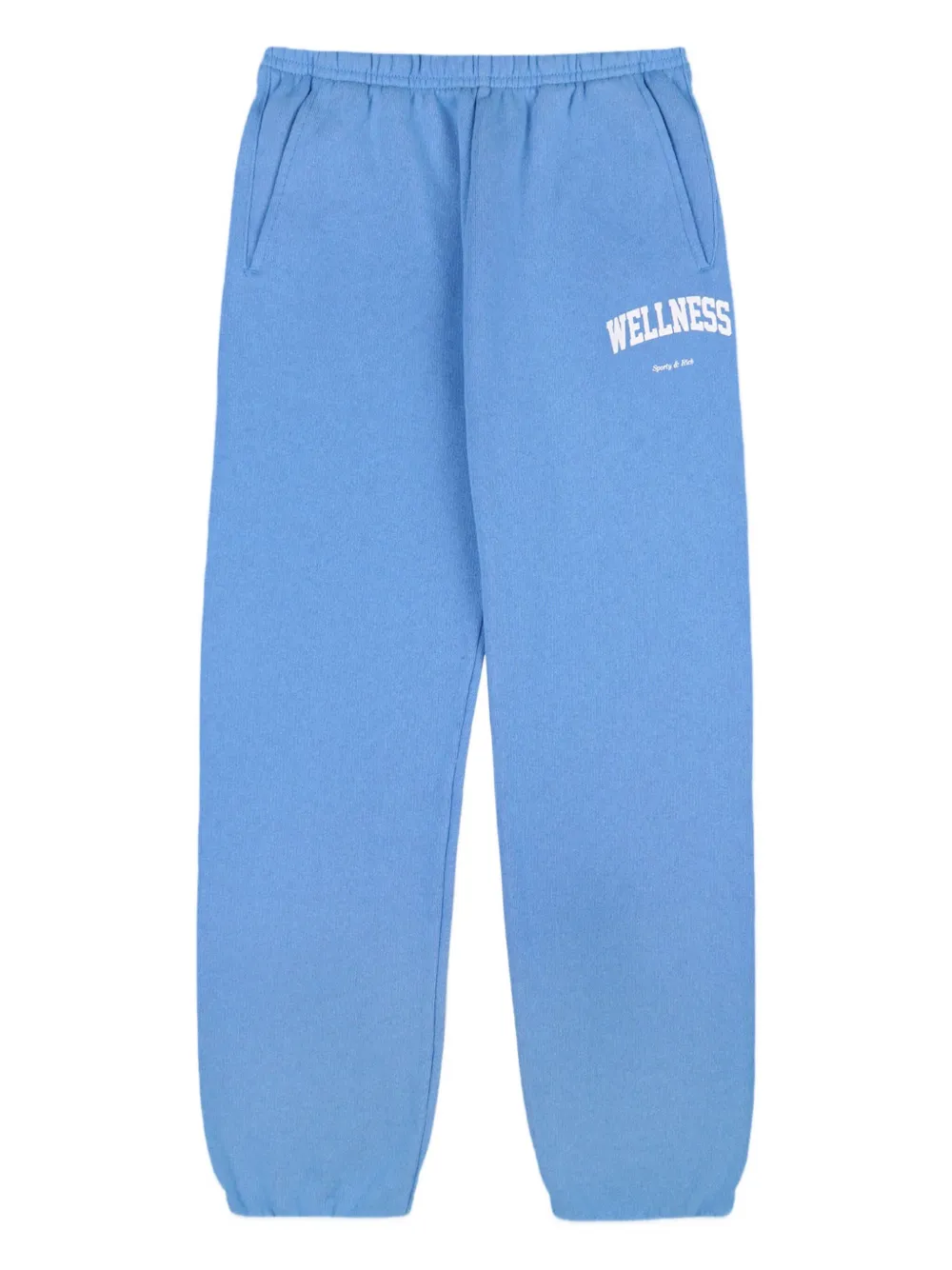 SPORTY & RICH KIDS elastic-waistband pocket track pants Blauw