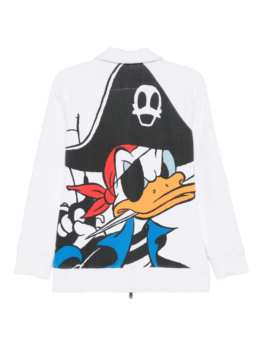 JC de Castelbajac Pre-Owned 2000s pirate-print zip-up sweatshirt | Image 2