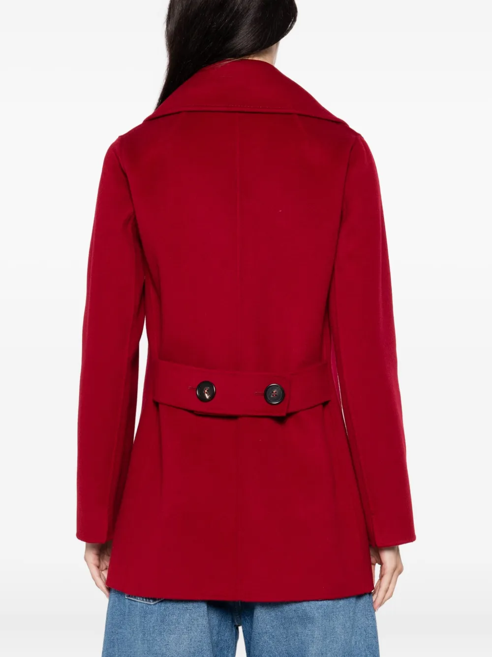 'S Max Mara double-breasted wool coat Rood