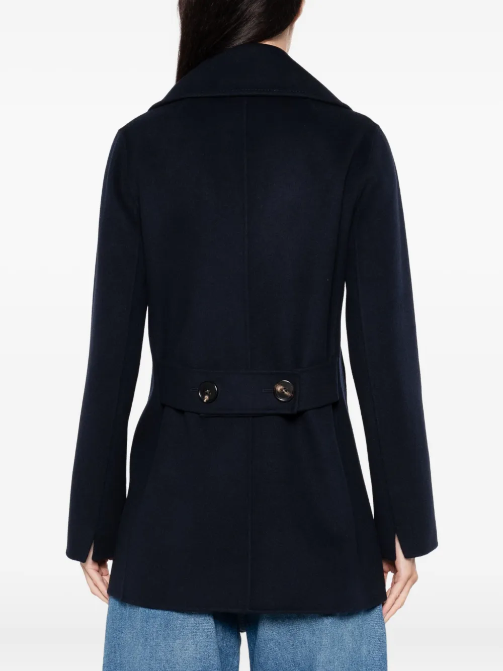 'S Max Mara double-breasted coat Blauw