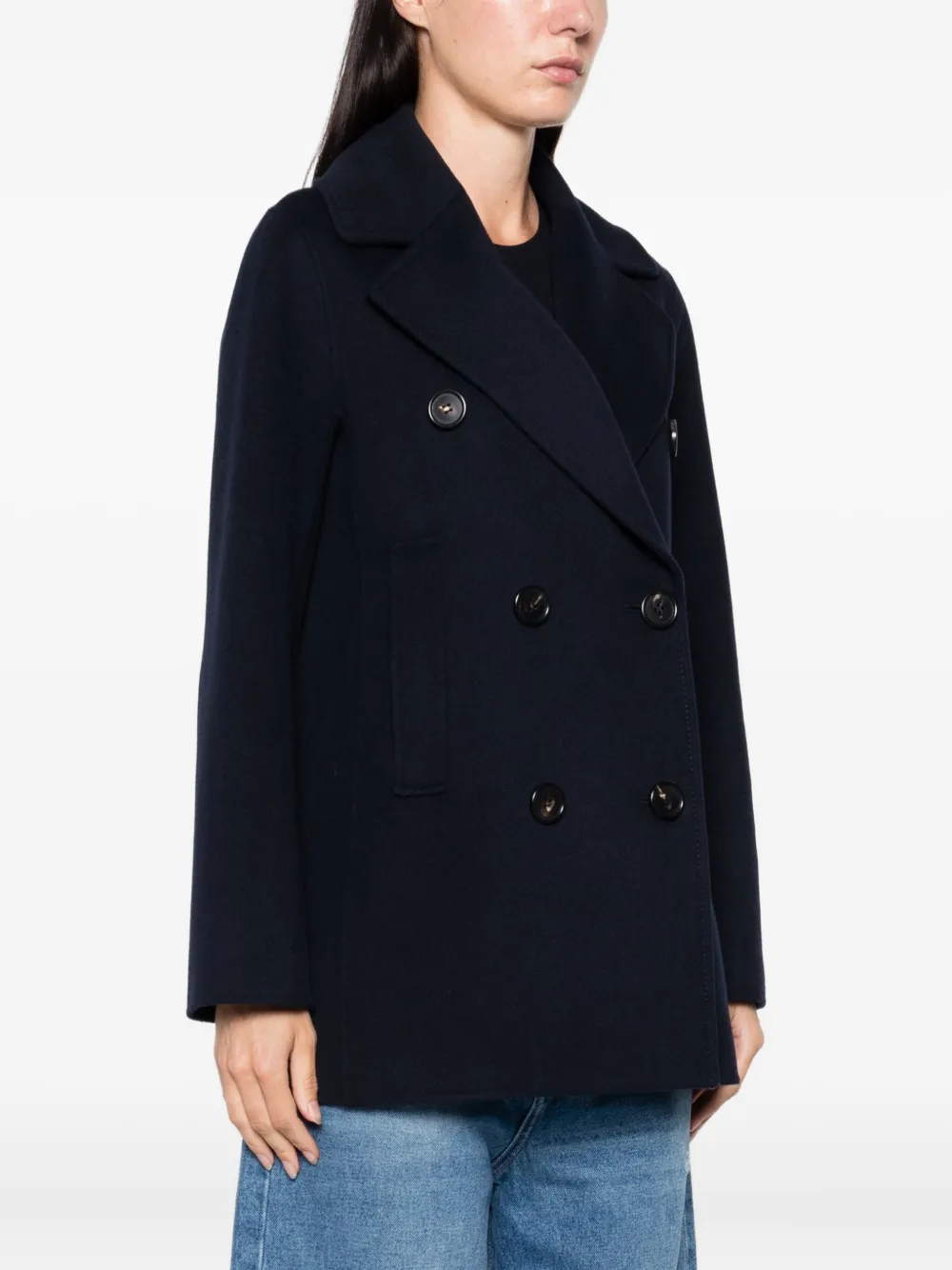 'S Max Mara double-breasted coat Blauw