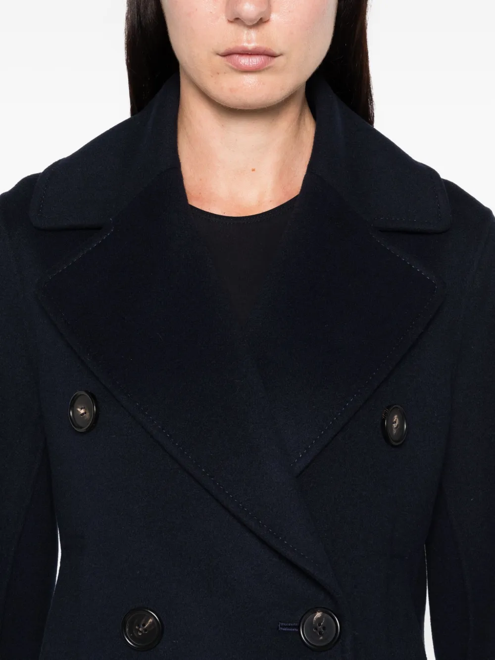 'S Max Mara double-breasted coat Blauw