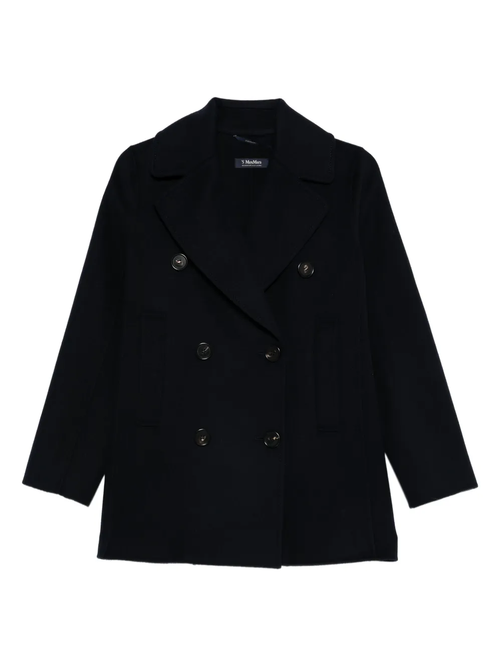 'S Max Mara double-breasted coat Blauw
