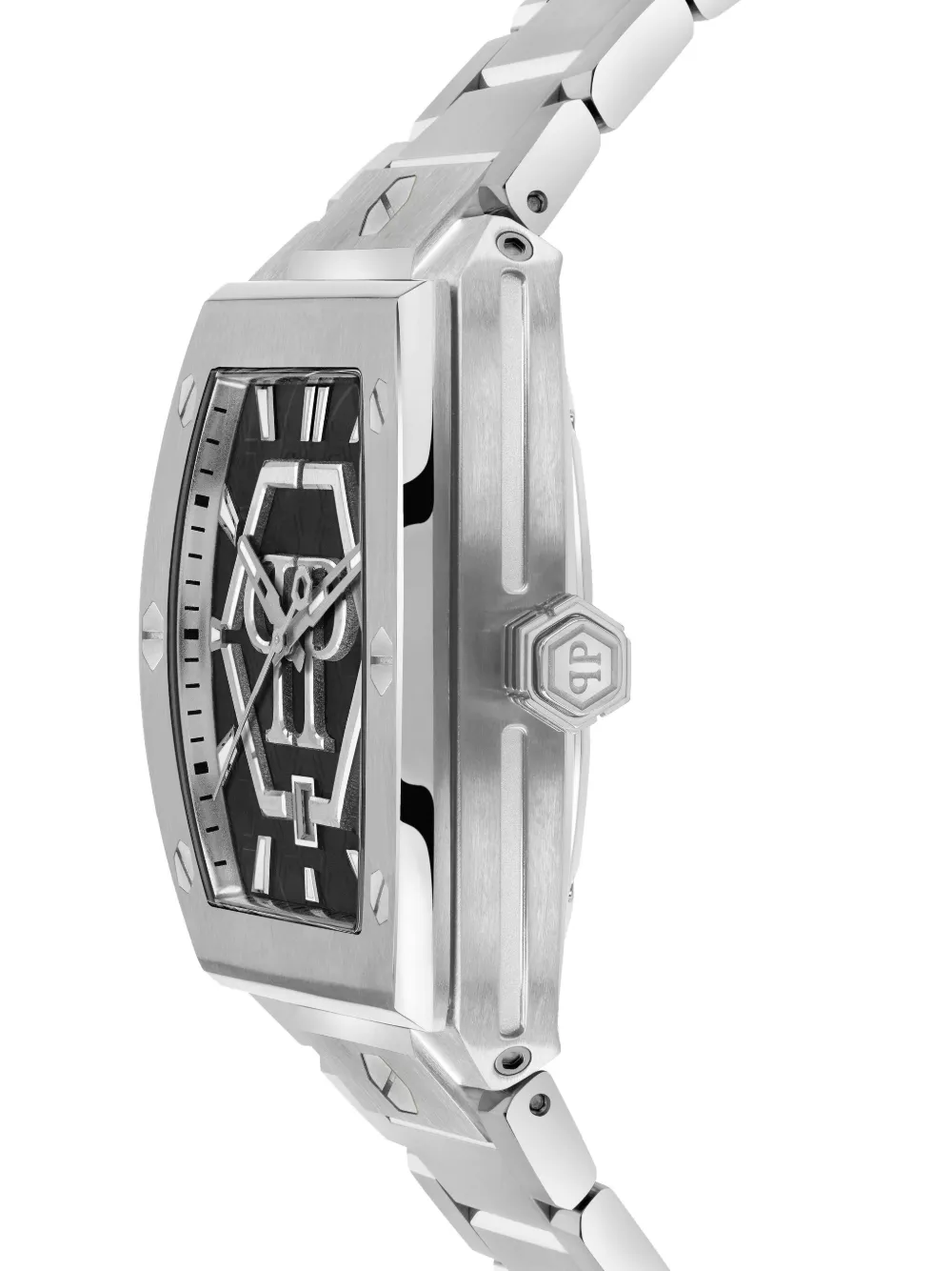 Philipp Plein The Hexagon Phantom 44mm In Silver