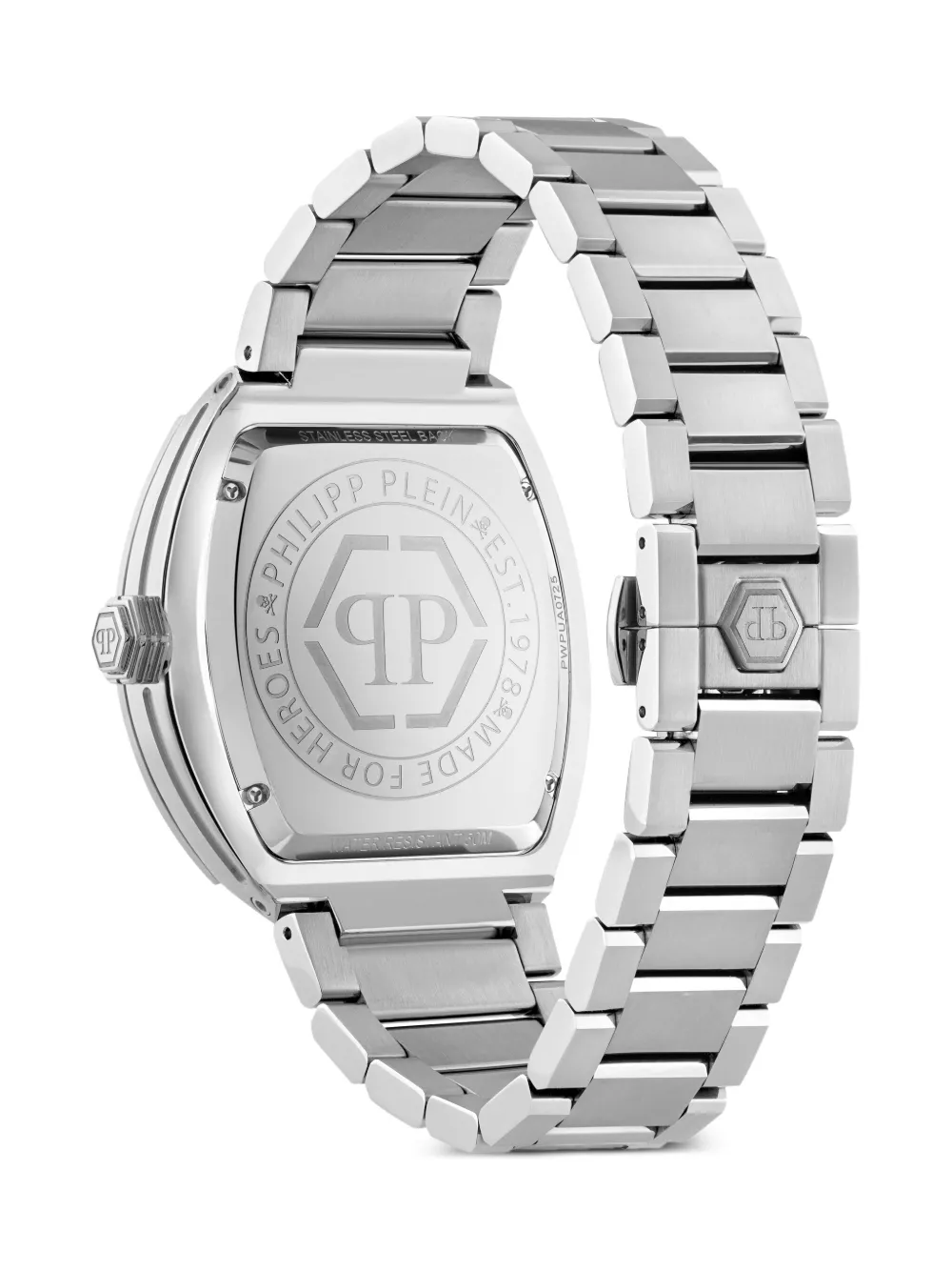 Philipp Plein The Hexagon Phantom 44mm In Silver