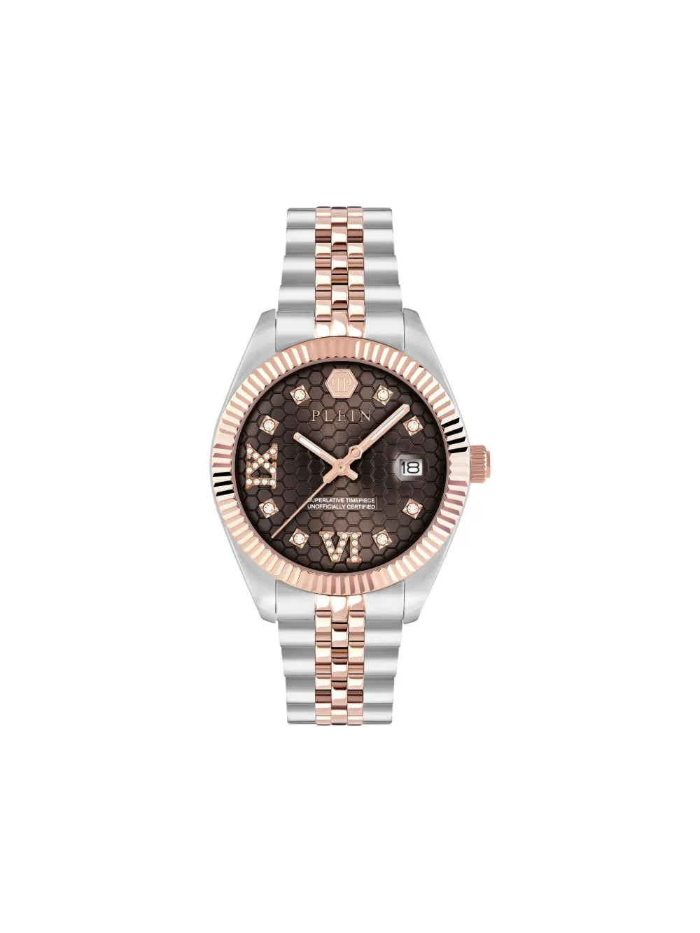 Philipp Plein Date Superlative 34mm 腕時計 - ブラウン Philipp Plein Date Superlative 34mm 腕時計 - ブラウン