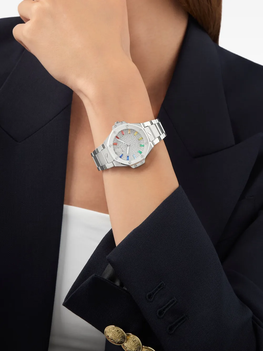 Philipp Plein Royal Prestige 39 mm - Zilver