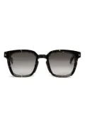 John Dalia tortoiseshell square sunglasses - Black