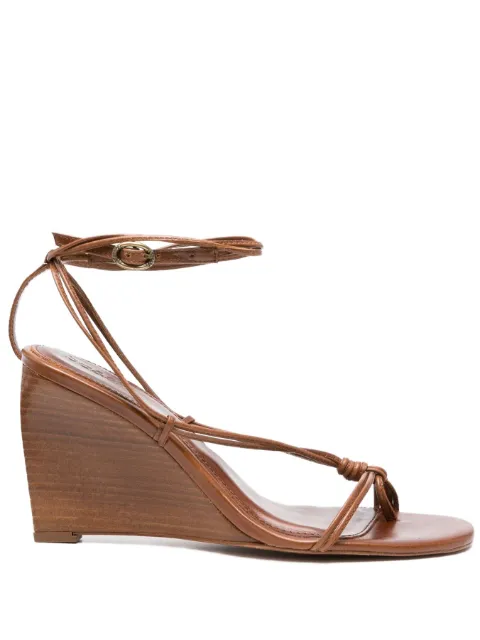 Ba&Sh 90mm Conny wedge sandals